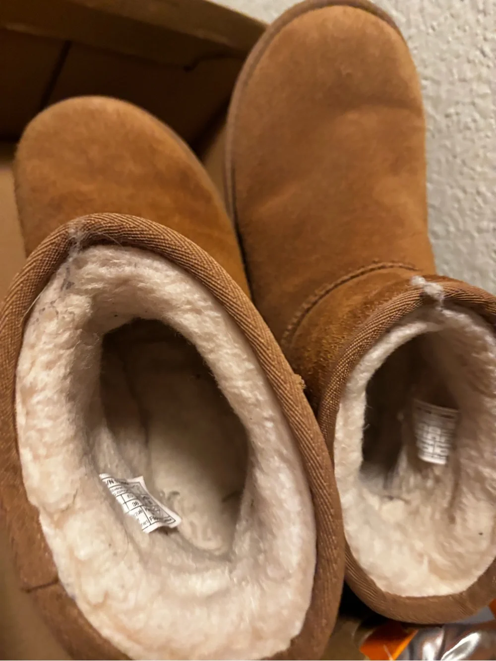 UGG Chestnut Suede Platform Booties - Women's